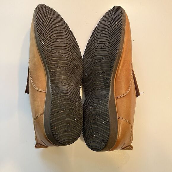 Tommy Bahama Eaton Mens Sz 10 Brown Leather Loafer Slip-On Comfort main image 13